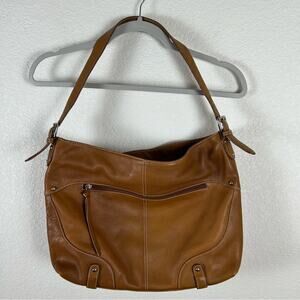 Tignanello classic leather shoulder bag basic a slouchy Western Office Preppy